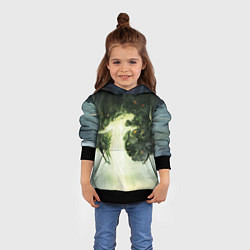 Толстовка-худи детская Illustration Dragon Age Inquisition, цвет: 3D-черный — фото 2