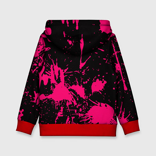 Детская толстовка Nirvana pink color / 3D-Красный – фото 2