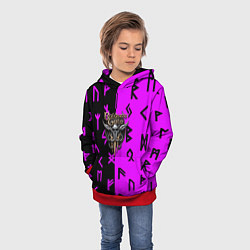 Толстовка-худи детская Baldurs Gate game, цвет: 3D-красный — фото 2