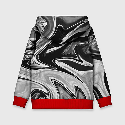 Детская толстовка Chevrolet Corvette - motorsport racing team / 3D-Красный – фото 2