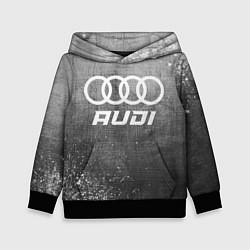 Детская толстовка Audi - grey gradient