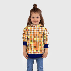 Толстовка-худи детская Осенняя палитра, цвет: 3D-синий — фото 2