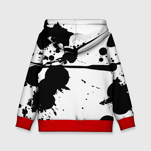 Детская толстовка Art blots - vanguard / 3D-Красный – фото 2
