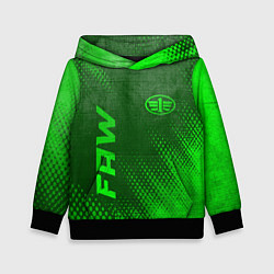 Детская толстовка FAW - green gradient вертикально