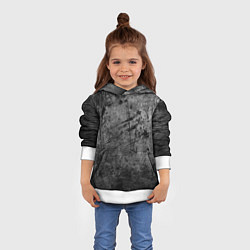 Толстовка-худи детская Абстракция - grunge break, цвет: 3D-белый — фото 2