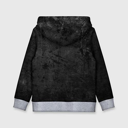 Детская толстовка Абстракция - dark grunge break / 3D-Меланж – фото 2