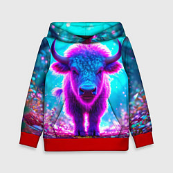 Детская толстовка Белый буйвол