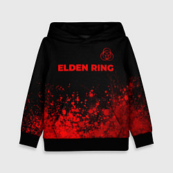 Детская толстовка Elden Ring - red gradient посередине