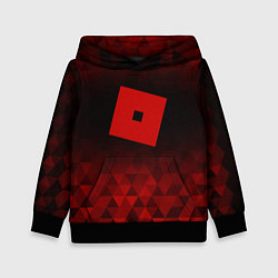 Детская толстовка Roblox red poly