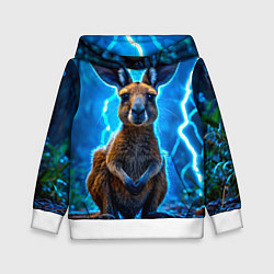 Детская толстовка Кенгуру в разрядах молнии