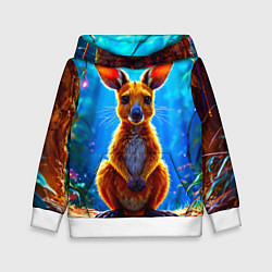 Детская толстовка Кенгуру в джунглях