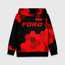 Детская толстовка Ford - red gradient посередине