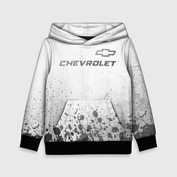 Детская толстовка Chevrolet - white gradient посередине