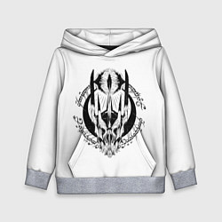 Толстовка-худи детская Саурон и темное око Властелин колец, цвет: 3D-меланж