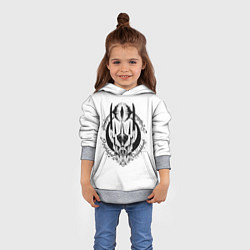 Толстовка-худи детская Саурон и темное око Властелин колец, цвет: 3D-меланж — фото 2