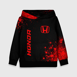 Толстовка-худи детская Honda - red gradient вертикально, цвет: 3D-черный