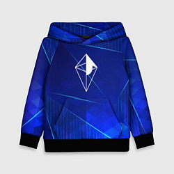Детская толстовка No Mans Sky blue poly