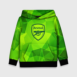 Детская толстовка Arsenal green poly