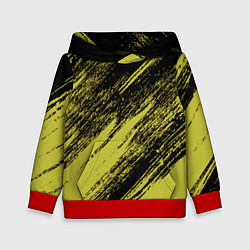 Детская толстовка The color is black and yellow