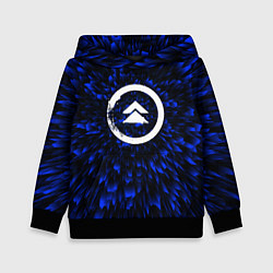 Детская толстовка Ghost of Tsushima blue energy
