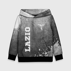 Толстовка-худи детская Lazio - grey gradient вертикально, цвет: 3D-черный