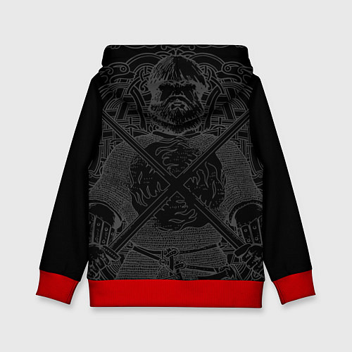 Детская толстовка Боевая Русь русский богатырь / 3D-Красный – фото 2