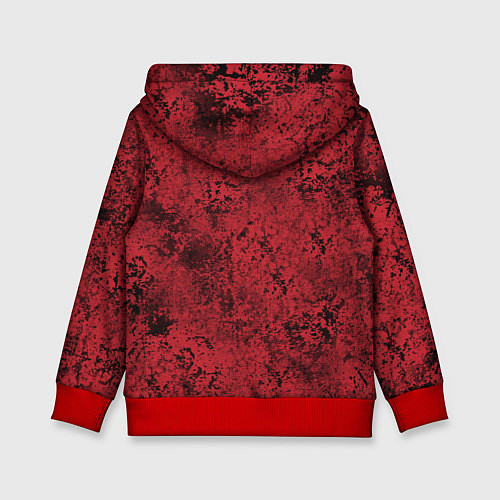 Детская толстовка Знак венома на красном / 3D-Красный – фото 2