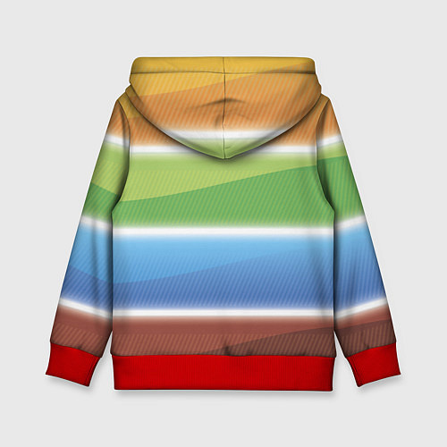 Детская толстовка Просвет / 3D-Красный – фото 2