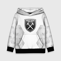 Детская толстовка West Ham white poly