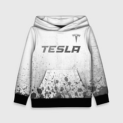 Детская толстовка Tesla - white gradient посередине