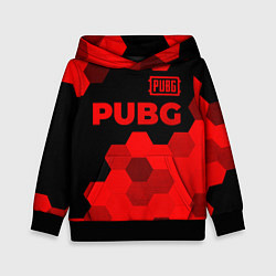 Детская толстовка PUBG - red gradient посередине