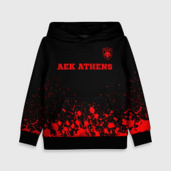 Детская толстовка AEK Athens - red gradient посередине