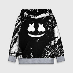 Детская толстовка Marshmello брызги красок