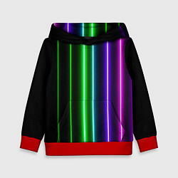 Детская толстовка Neon lines