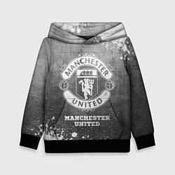 Детская толстовка Manchester United - grey gradient