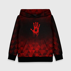 Детская толстовка Death Stranding red poly