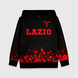 Детская толстовка Lazio - red gradient посередине