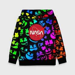 Детская толстовка Marshmello x NASA gradient