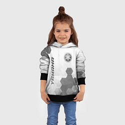 Толстовка-худи детская Yamaha - white gradient вертикально, цвет: 3D-черный — фото 2