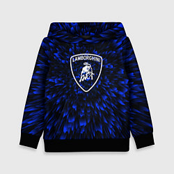 Детская толстовка Lamborghini blue energy