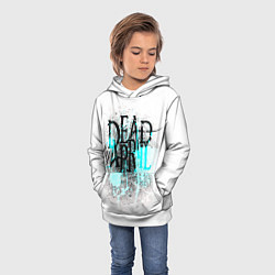 Толстовка-худи детская Dead by april краски, цвет: 3D-белый — фото 2