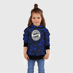 Толстовка-худи детская Bayern blue energy, цвет: 3D-черный — фото 2