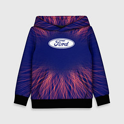 Толстовка-худи детская Ford red energy, цвет: 3D-черный