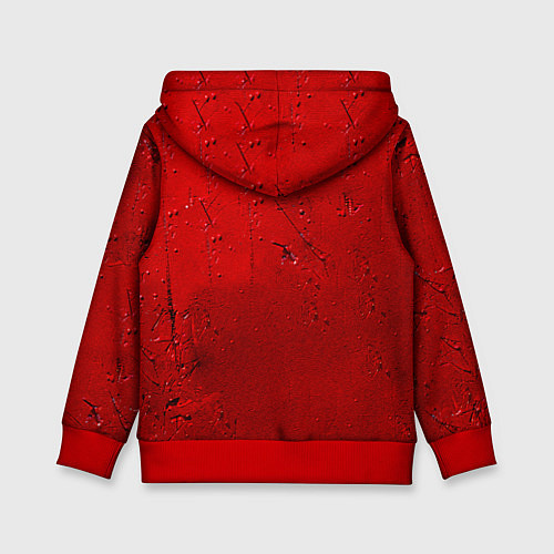 Детская толстовка Маска голкипера на красном / 3D-Красный – фото 2
