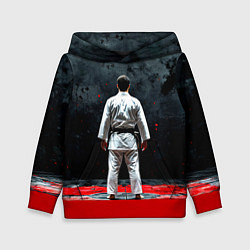 Детская толстовка Айкидоист на черном