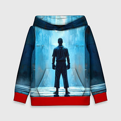 Детская толстовка Боец крав-мага на синем