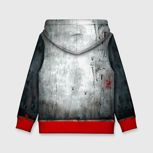 Детская толстовка Рестлер на синем / 3D-Красный – фото 2