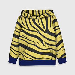 Детская толстовка Светлый тигровый паттерн