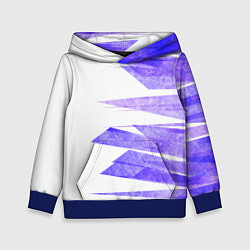 Детская толстовка Color white purple