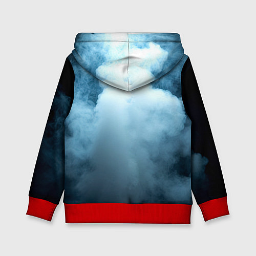 Детская толстовка Боксерская груша в дыму / 3D-Красный – фото 2